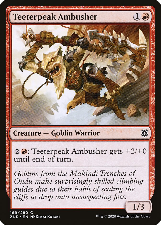 Teeterpeak Ambusher [Zendikar Rising] | The Time Vault CA