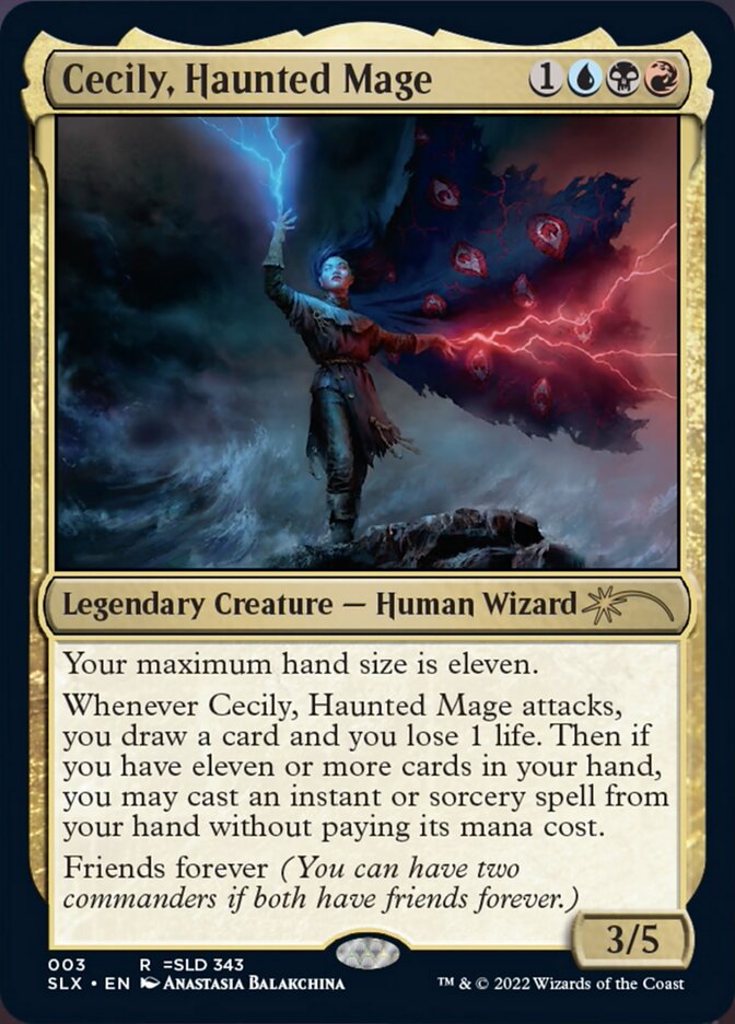 Cecily, Haunted Mage [Secret Lair: Universes Within] | The Time Vault CA