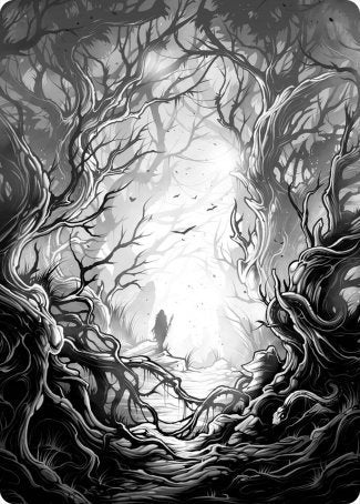 Forest 1 Art Card [Innistrad: Midnight Hunt Art Series] | The Time Vault CA