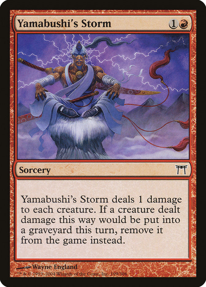 Yamabushi's Storm [Champions of Kamigawa] | The Time Vault CA