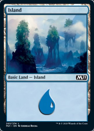 Island (265) [Core Set 2021] | The Time Vault CA