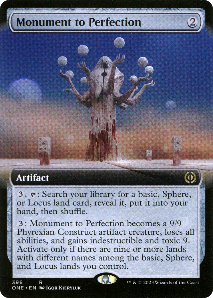 Monument to Perfection (Extended Art) [Phyrexia: All Will Be One] | The Time Vault CA