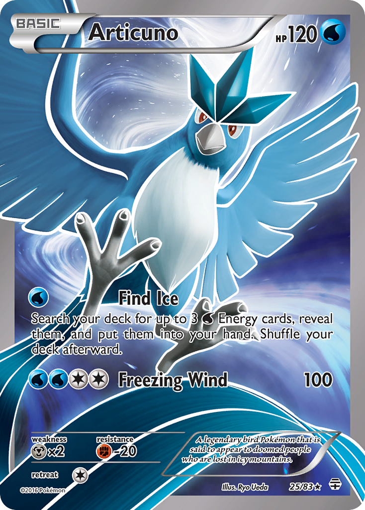 Articuno (25/83) [XY: Generations] | The Time Vault CA