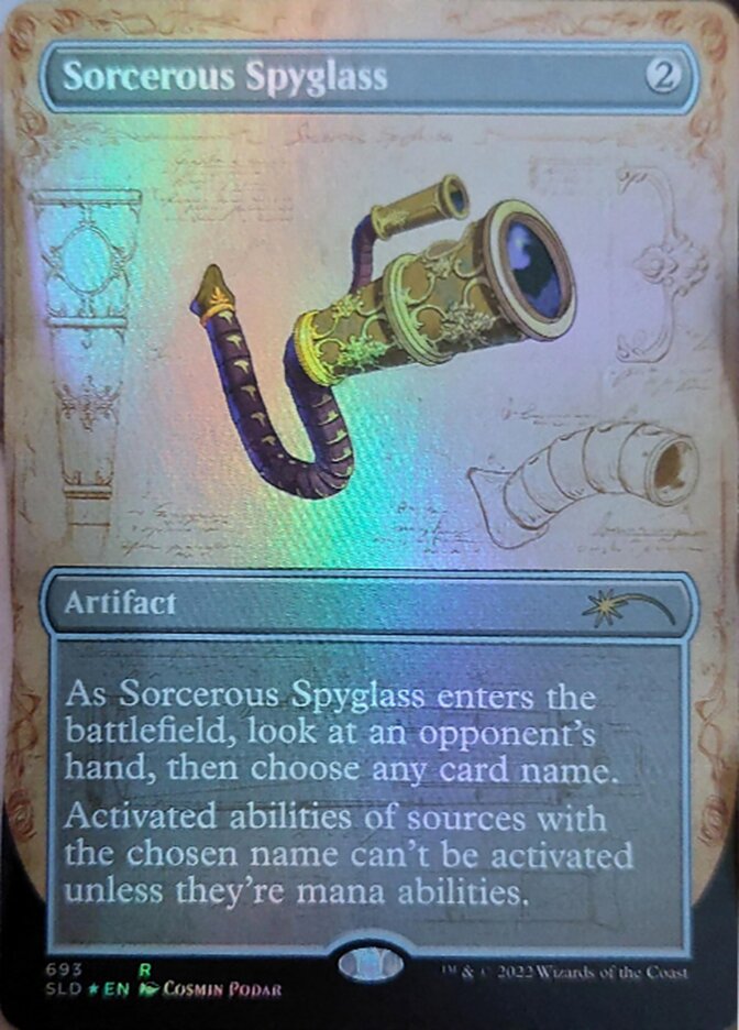 Sorcerous Spyglass (Blueprint) [Secret Lair Drop Promos] | The Time Vault CA