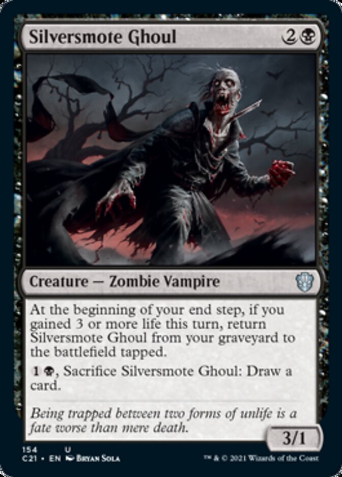 Silversmote Ghoul [Commander 2021] | The Time Vault CA