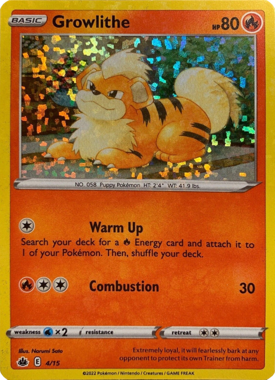 Growlithe (4/15) [McDonald's Promos: Match Battle] | The Time Vault CA