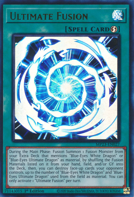 Ultimate Fusion [MP23-EN027] Ultra Rare | The Time Vault CA