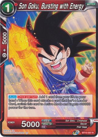 Son Goku, Bursting with Energy (BT10-007) [Rise of the Unison Warrior 2nd Edition] | The Time Vault CA