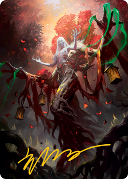 Wrenn and Seven Art Card (Gold-Stamped Signature) [Innistrad: Midnight Hunt Art Series] | The Time Vault CA