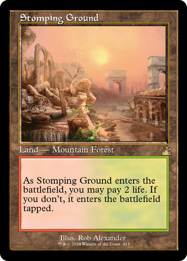 Stomping Ground (Retro) [Ravnica Remastered] | The Time Vault CA