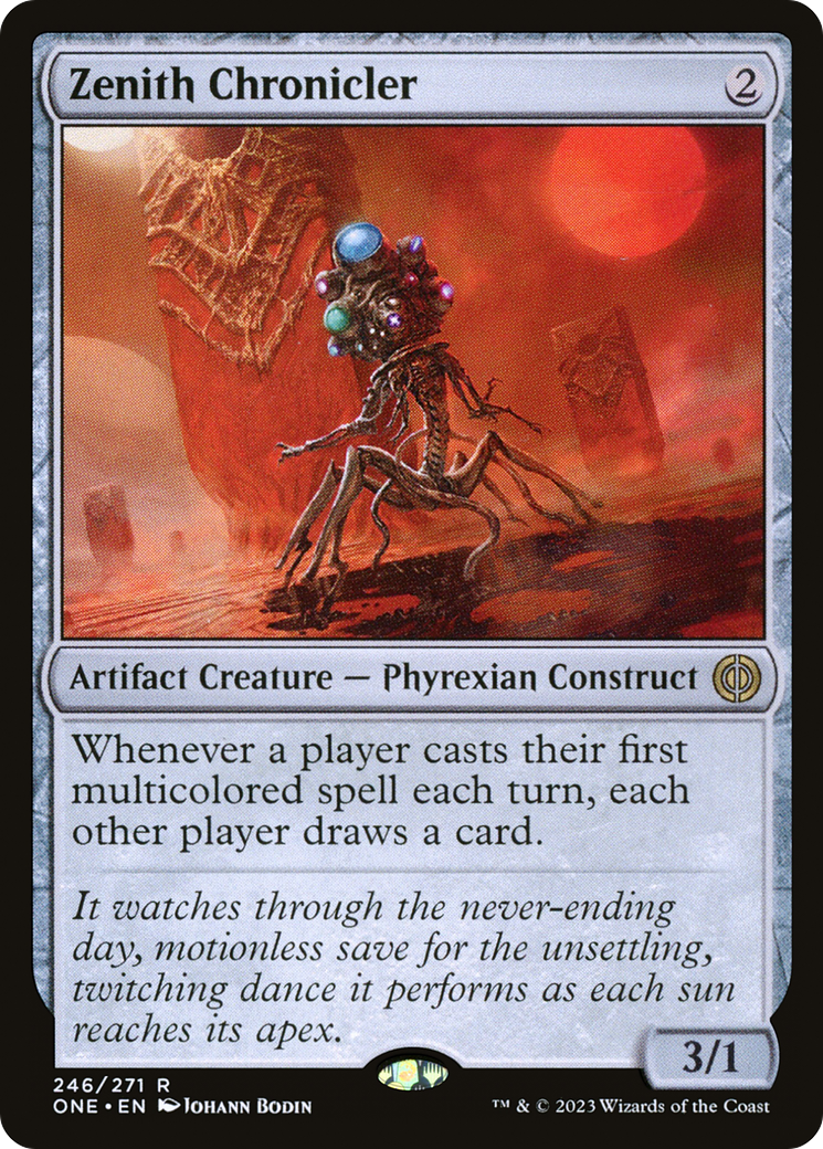 Zenith Chronicler [Phyrexia: All Will Be One] | The Time Vault CA