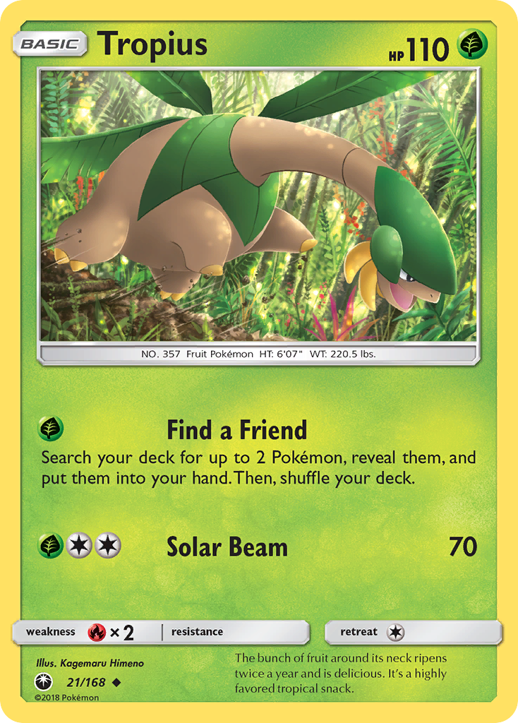 Tropius (21/168) [Sun & Moon: Celestial Storm] | The Time Vault CA