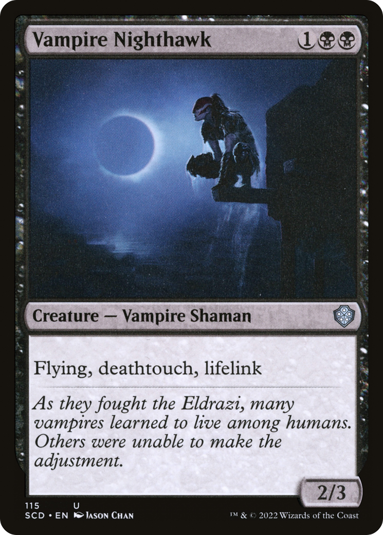 Vampire Nighthawk [Starter Commander Decks] | The Time Vault CA