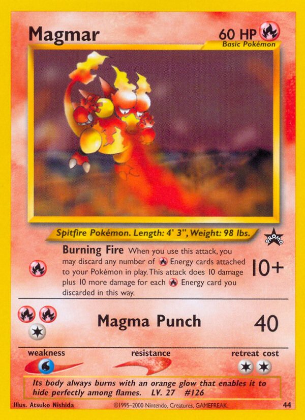 Magmar (44) [Wizards of the Coast: Black Star Promos] | The Time Vault CA