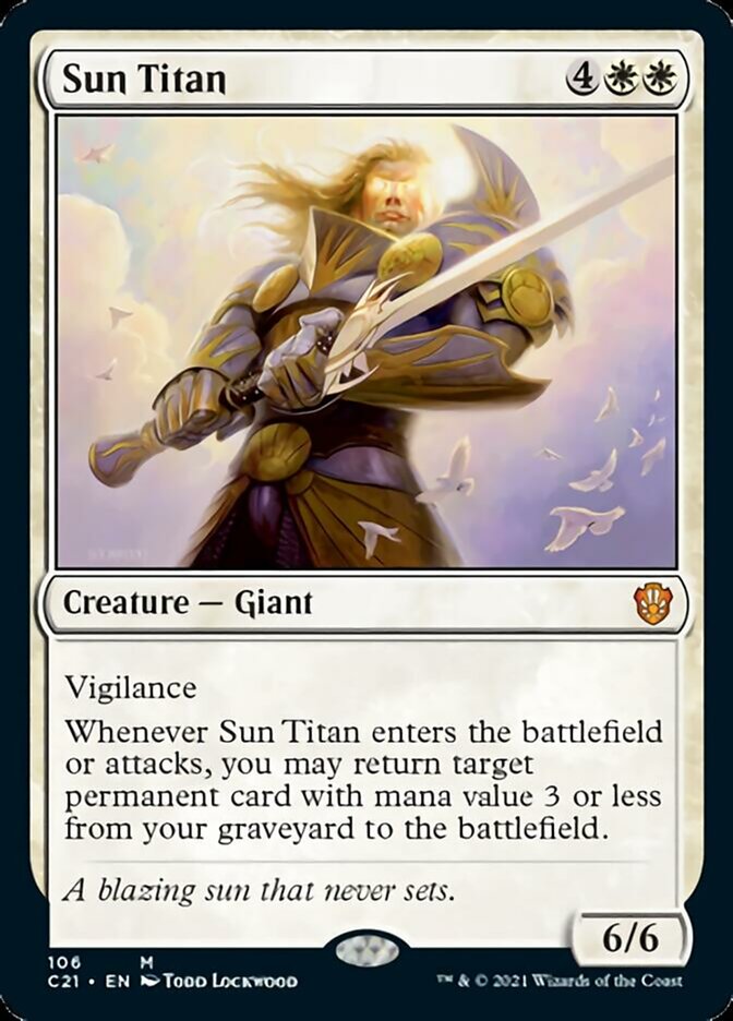 Sun Titan [Commander 2021] | The Time Vault CA