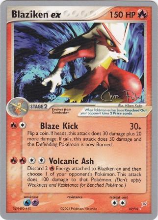 Blaziken ex (89/95) (Blaziken Tech - Chris Fulop) [World Championships 2004] | The Time Vault CA