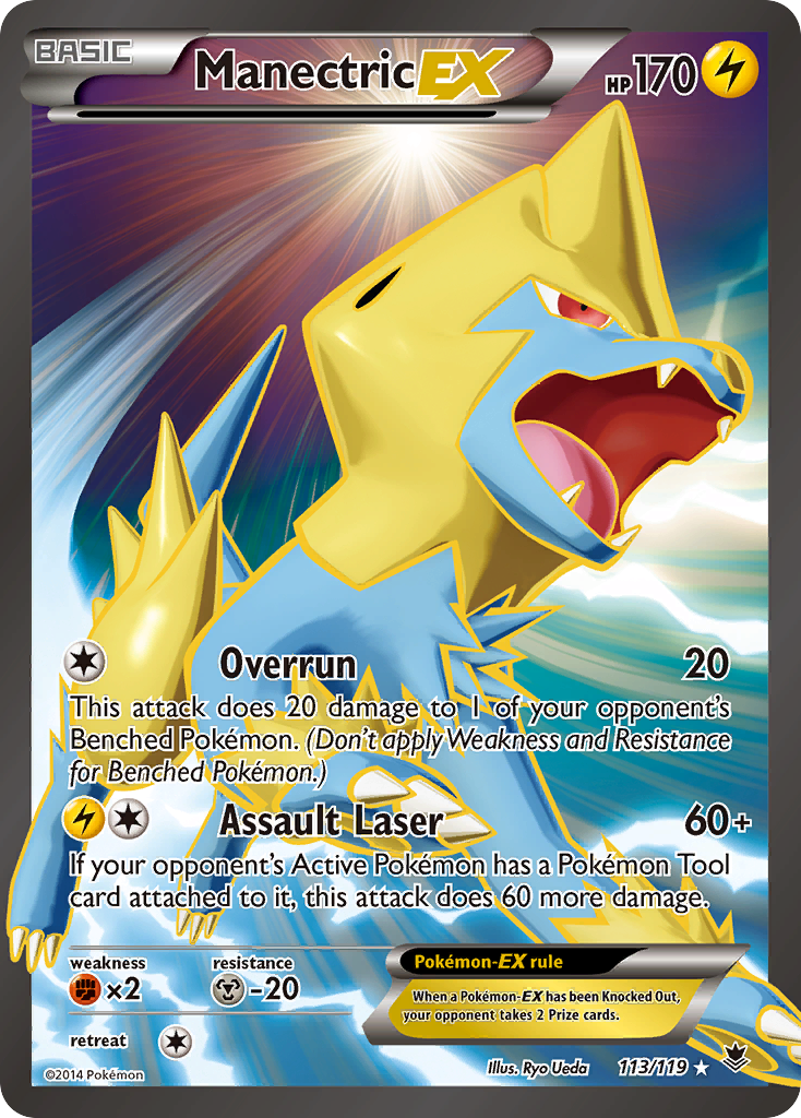 Manectric EX (113/119) [XY: Phantom Forces] | The Time Vault CA