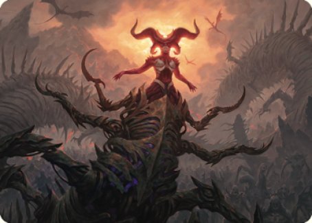 Sheoldred, the Apocalypse Art Card [Dominaria United Art Series] | The Time Vault CA