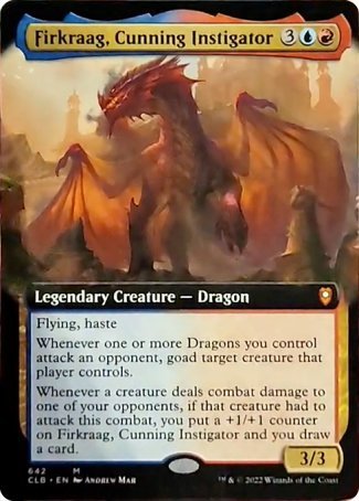 Firkraag, Cunning Instigator (Extended Art) [Commander Legends: Battle for Baldur's Gate] | The Time Vault CA