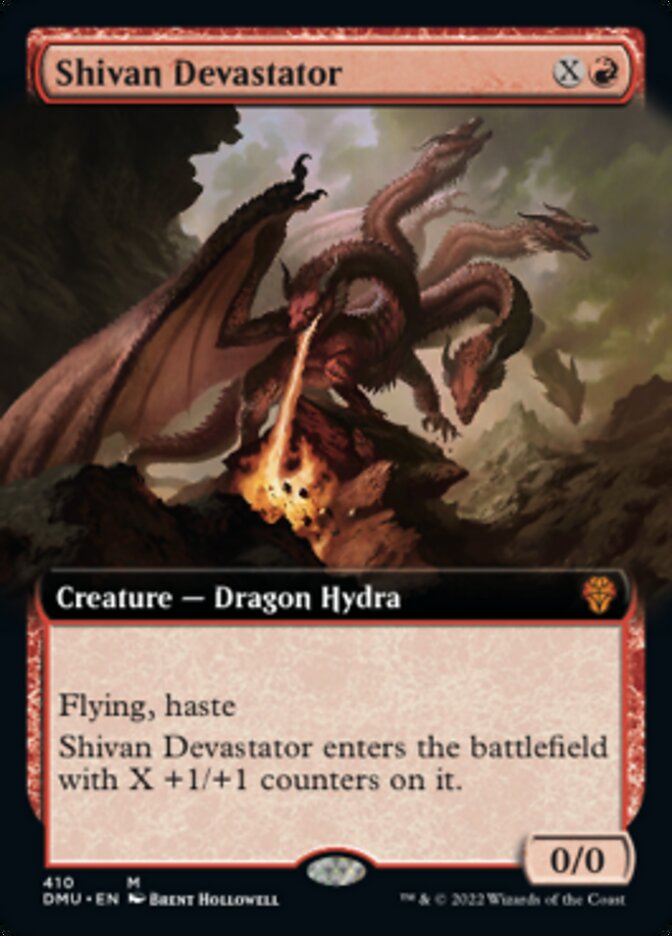 Shivan Devastator (Extended Art) [Dominaria United] | The Time Vault CA