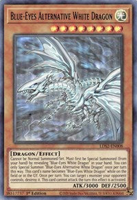 Blue-Eyes Alternative White Dragon (Green) [LDS2-EN008] Ultra Rare | The Time Vault CA