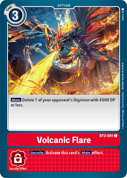 Volcanic Flare [BT2-091] [Release Special Booster Ver.1.5] | The Time Vault CA