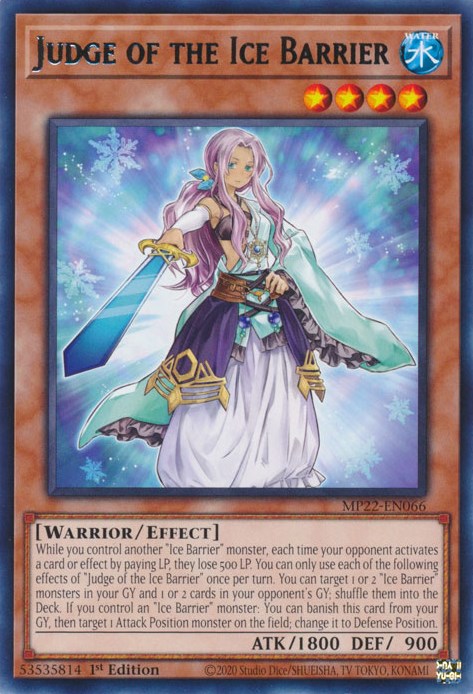 Judge of the Ice Barrier [MP22-EN066] Rare | The Time Vault CA