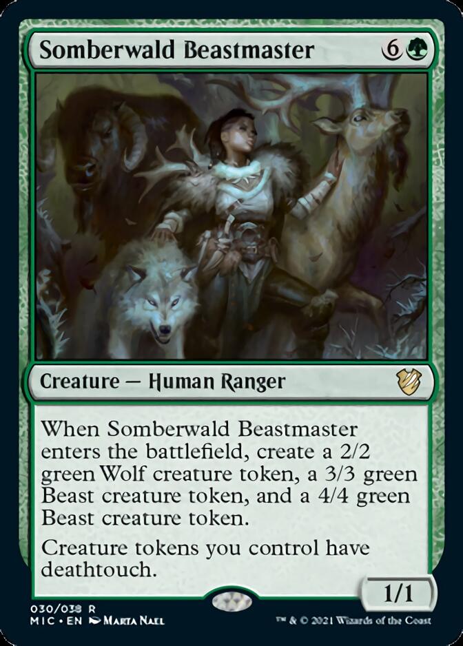 Somberwald Beastmaster [Innistrad: Midnight Hunt Commander] | The Time Vault CA