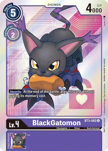 BlackGatomon [BT3-082] (Buy-A-Box Promo) [Release Special Booster Ver.1.5 Promos] | The Time Vault CA