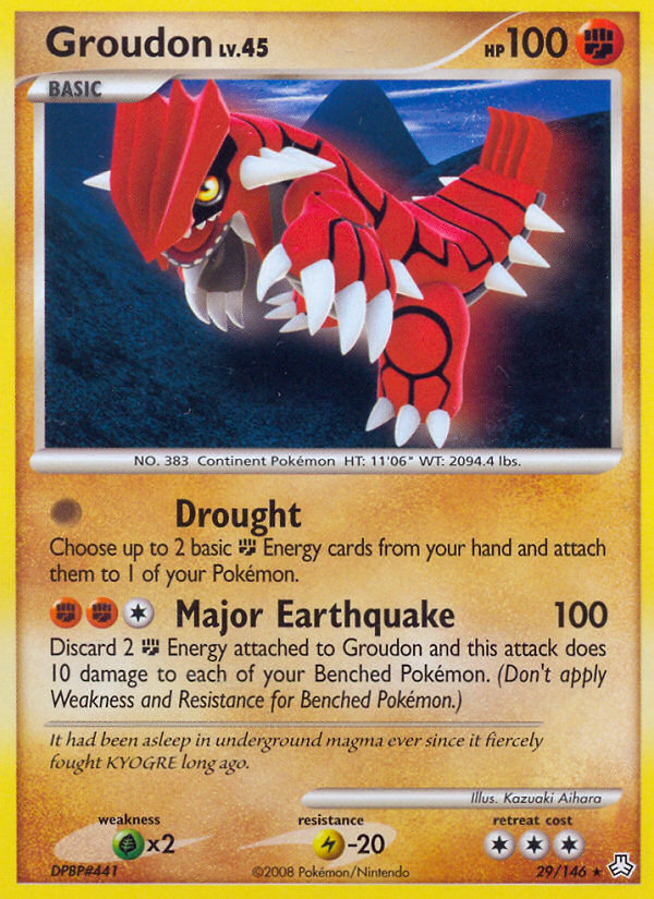 Groudon (29/146) [Diamond & Pearl: Legends Awakened] | The Time Vault CA