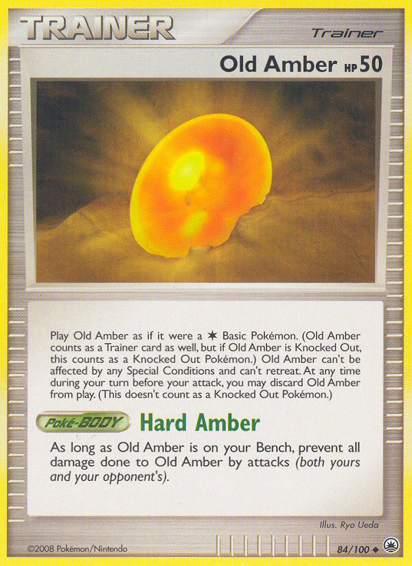 Old Amber (84/100) [Diamond & Pearl: Majestic Dawn] | The Time Vault CA