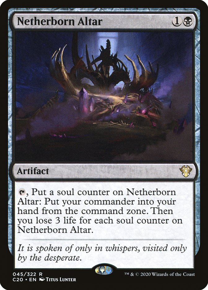 Netherborn Altar [Commander 2020] | The Time Vault CA