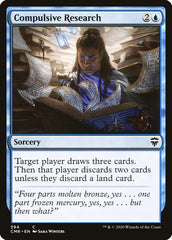 Compulsive Research [Commander Legends] | The Time Vault CA