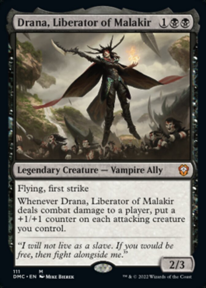 Drana, Liberator of Malakir [Dominaria United Commander] | The Time Vault CA