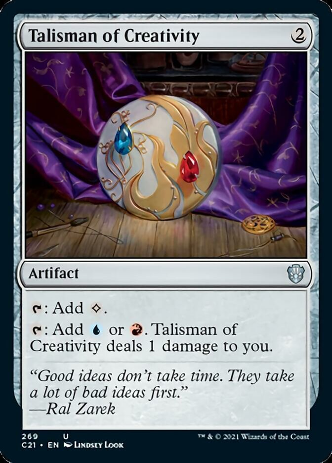 Talisman of Creativity [Commander 2021] | The Time Vault CA