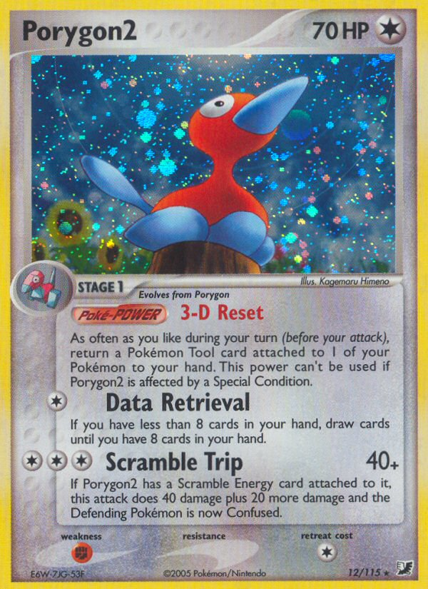 Porygon2 (12/115) [EX: Unseen Forces] | The Time Vault CA