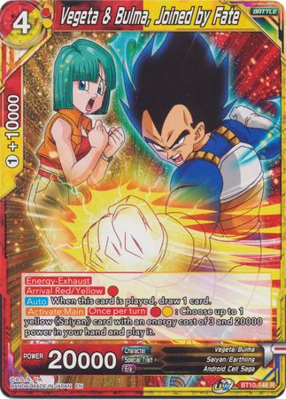Vegeta & Bulma, Joined by Fate (BT10-146) [Rise of the Unison Warrior 2nd Edition] | The Time Vault CA