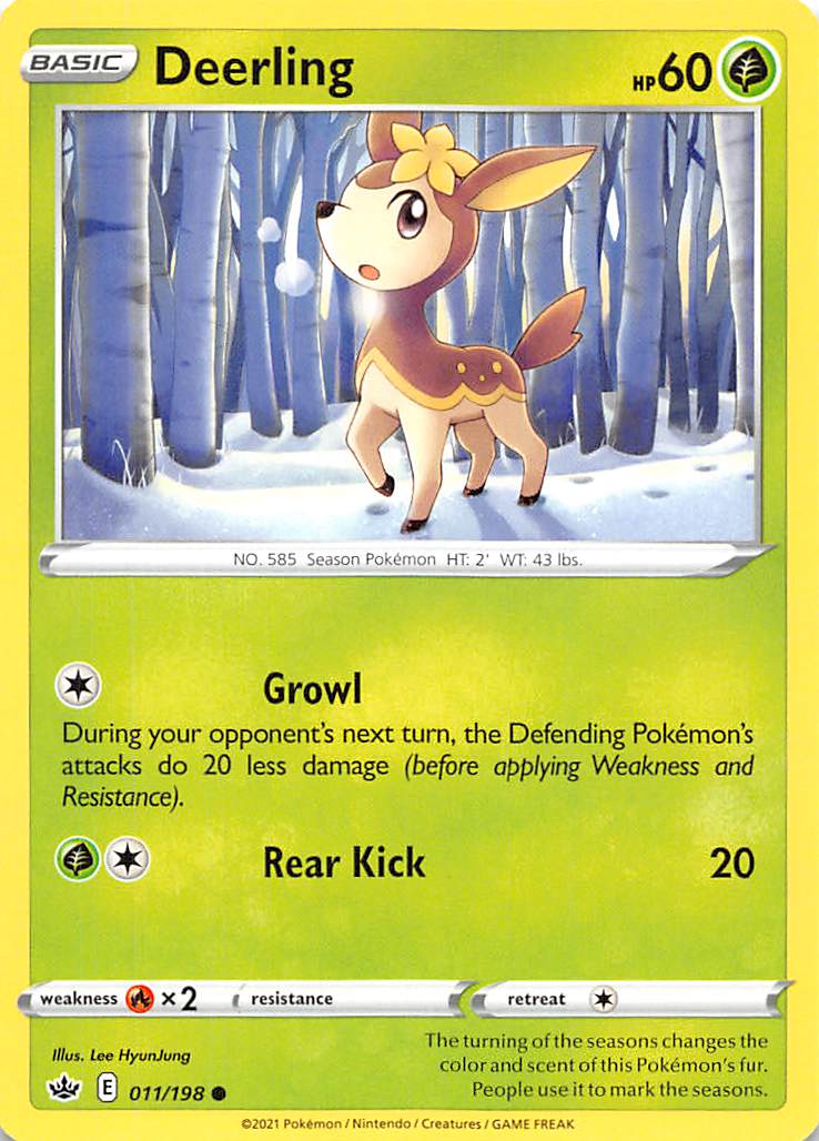 Deerling (011/198) [Sword & Shield: Chilling Reign] | The Time Vault CA
