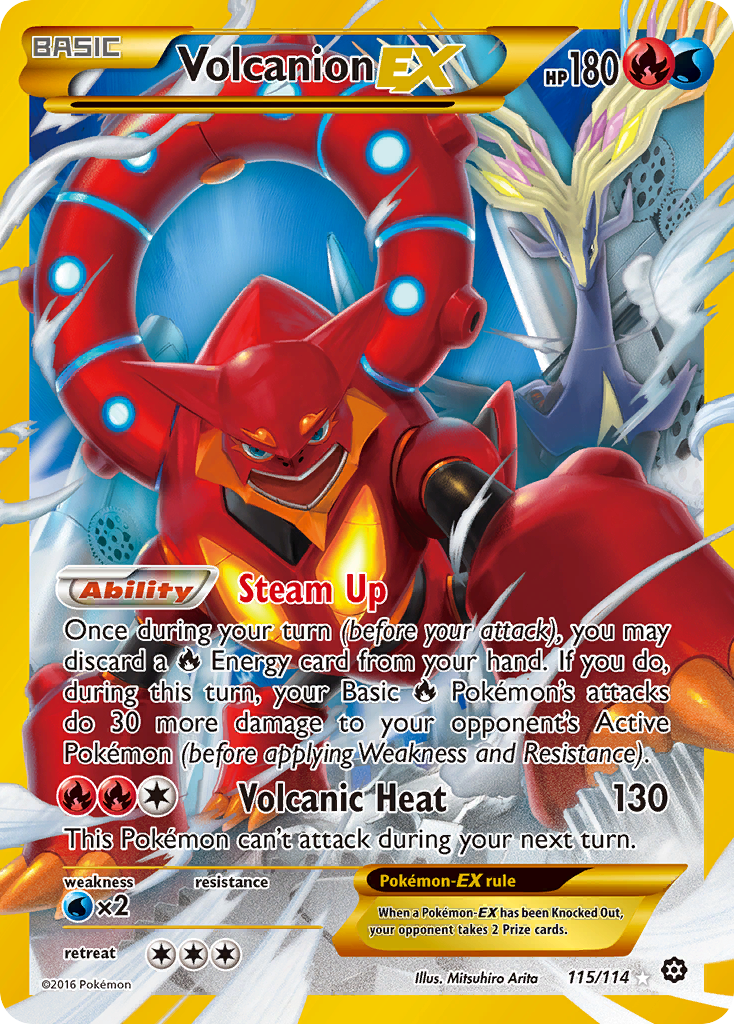 Volcanion EX (115/114) [XY: Steam Siege] | The Time Vault CA