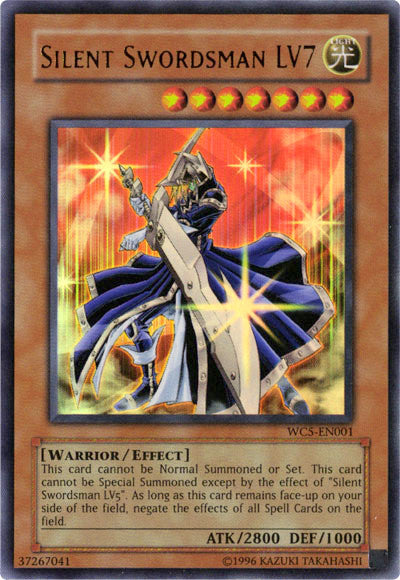 Silent Swordsman LV7 [WC5-EN001] Ultra Rare | The Time Vault CA