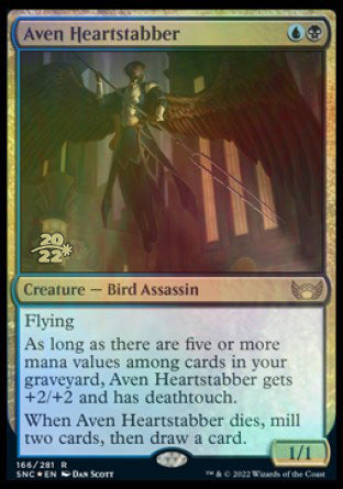 Aven Heartstabber [Streets of New Capenna Prerelease Promos] | The Time Vault CA