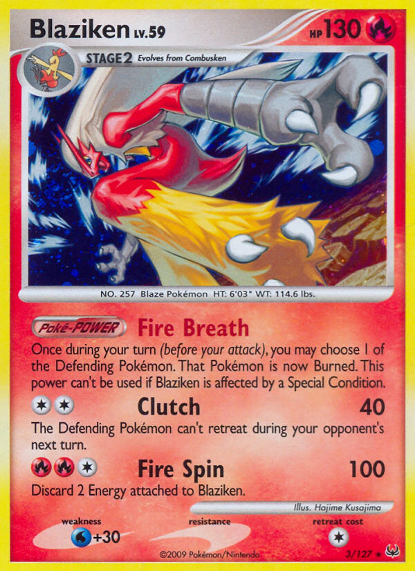 Blaziken (3/127) [Platinum: Base Set] | The Time Vault CA