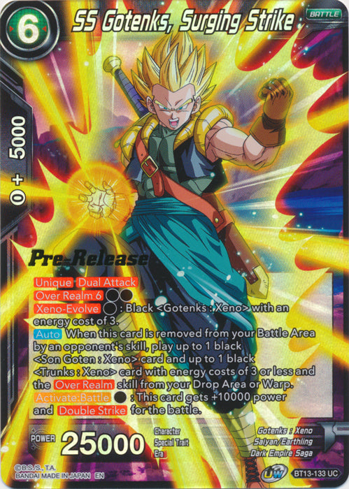 SS Gotenks, Surging Strike (BT13-133) [Supreme Rivalry Prerelease Promos] | The Time Vault CA