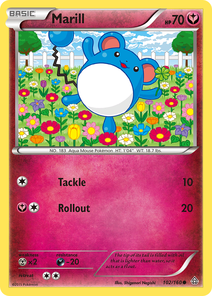 Marill (102/160) [XY: Primal Clash] | The Time Vault CA