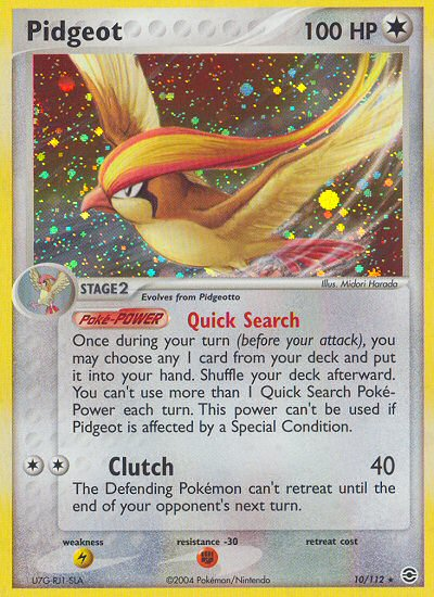 Pidgeot (10/112) [EX: FireRed & LeafGreen] | The Time Vault CA