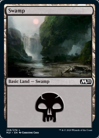 Swamp (268) [Core Set 2021] | The Time Vault CA