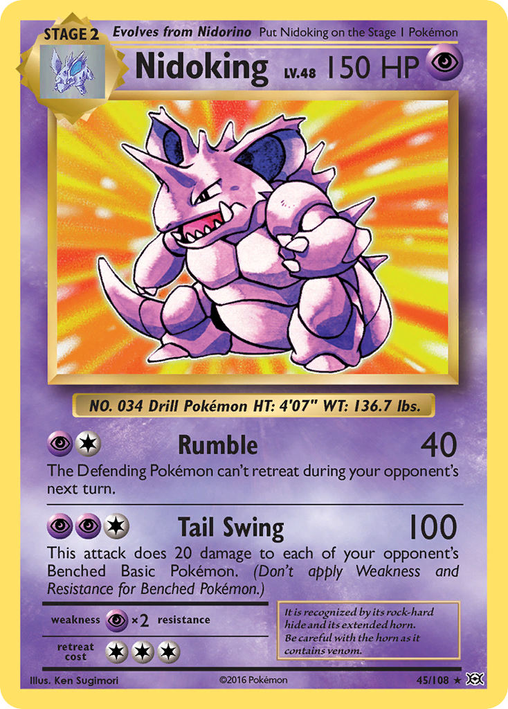 Nidoking (45/108) [XY: Evolutions] | The Time Vault CA