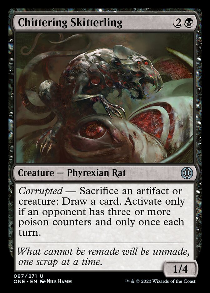 Chittering Skitterling [Phyrexia: All Will Be One] | The Time Vault CA