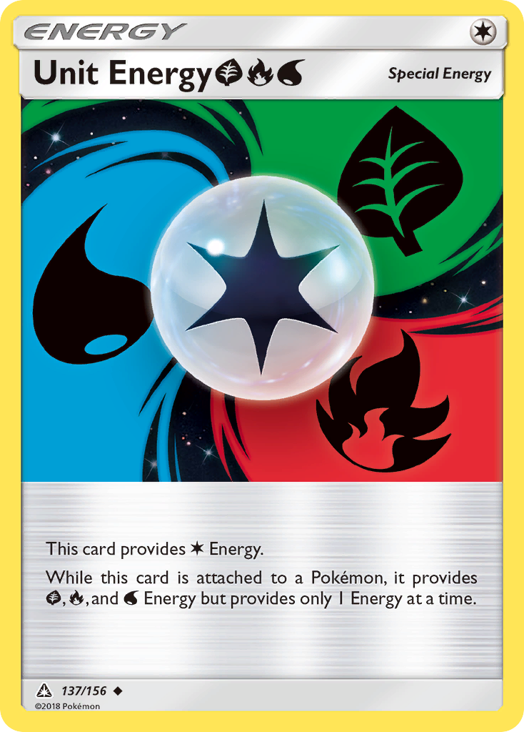 Unit Energy (137/156) (Grass, Fire, Water) [Sun & Moon: Ultra Prism] | The Time Vault CA