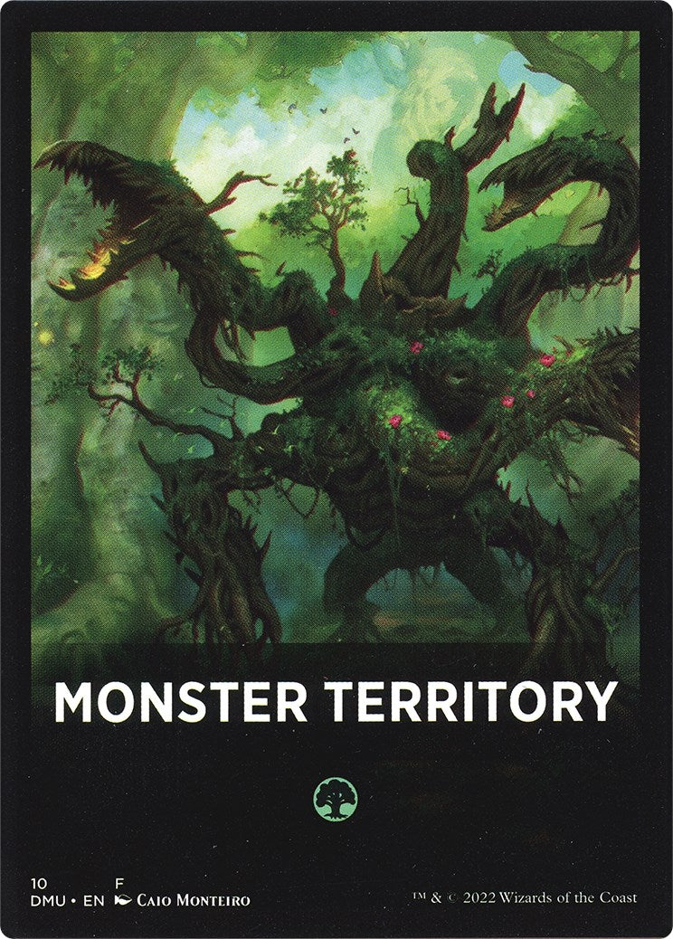 Monster Territory Theme Card [Dominaria United Tokens] | The Time Vault CA